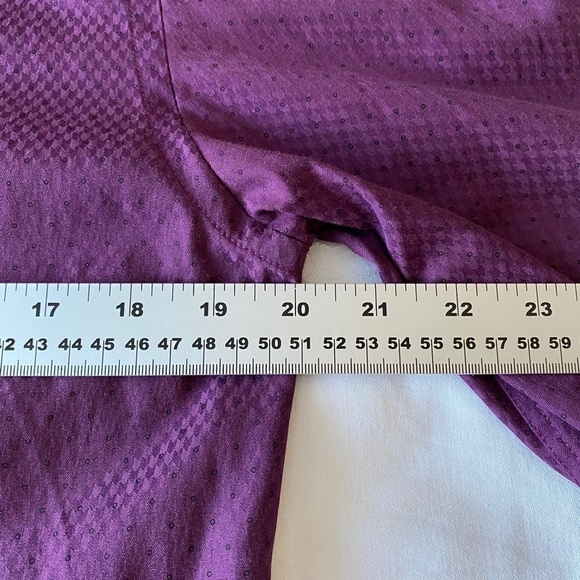 Le Chateau Tailored Fit Men's Purple Long Sleeve Button Up Shirt Size 16-16.5 - Picture 8 of 11
